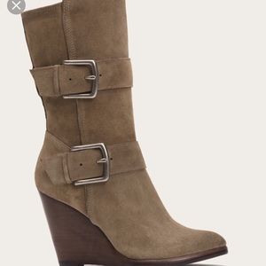 Frye Cece Wedge Boots